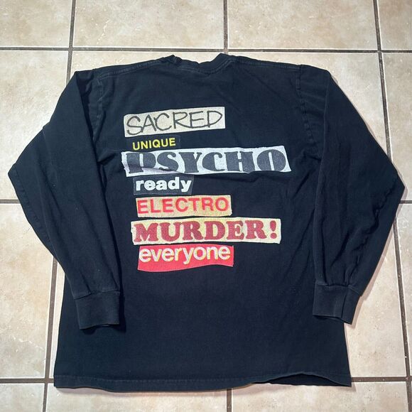 Supreme SS20 Sacred Unique Black Long Sleeve Graphic Tee Mens Size Medium - Picture 6 of 6